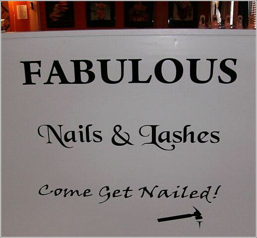 Fabulous Nails wall